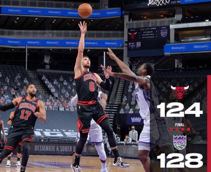  拉文空中作业持续输出公牛依靠团队篮球击败骑士